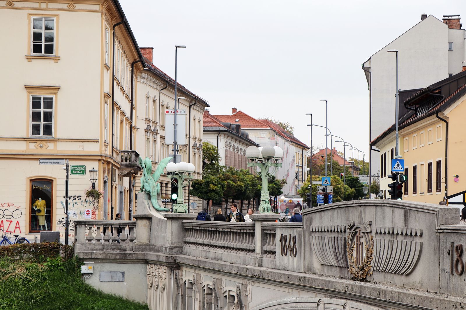 Ljubljana's Castle Cinema: Film Under the Stars (Ends 1 Aug) Zmajski most, Ljubljana's Dragon Bridge with its bronze dragon statues