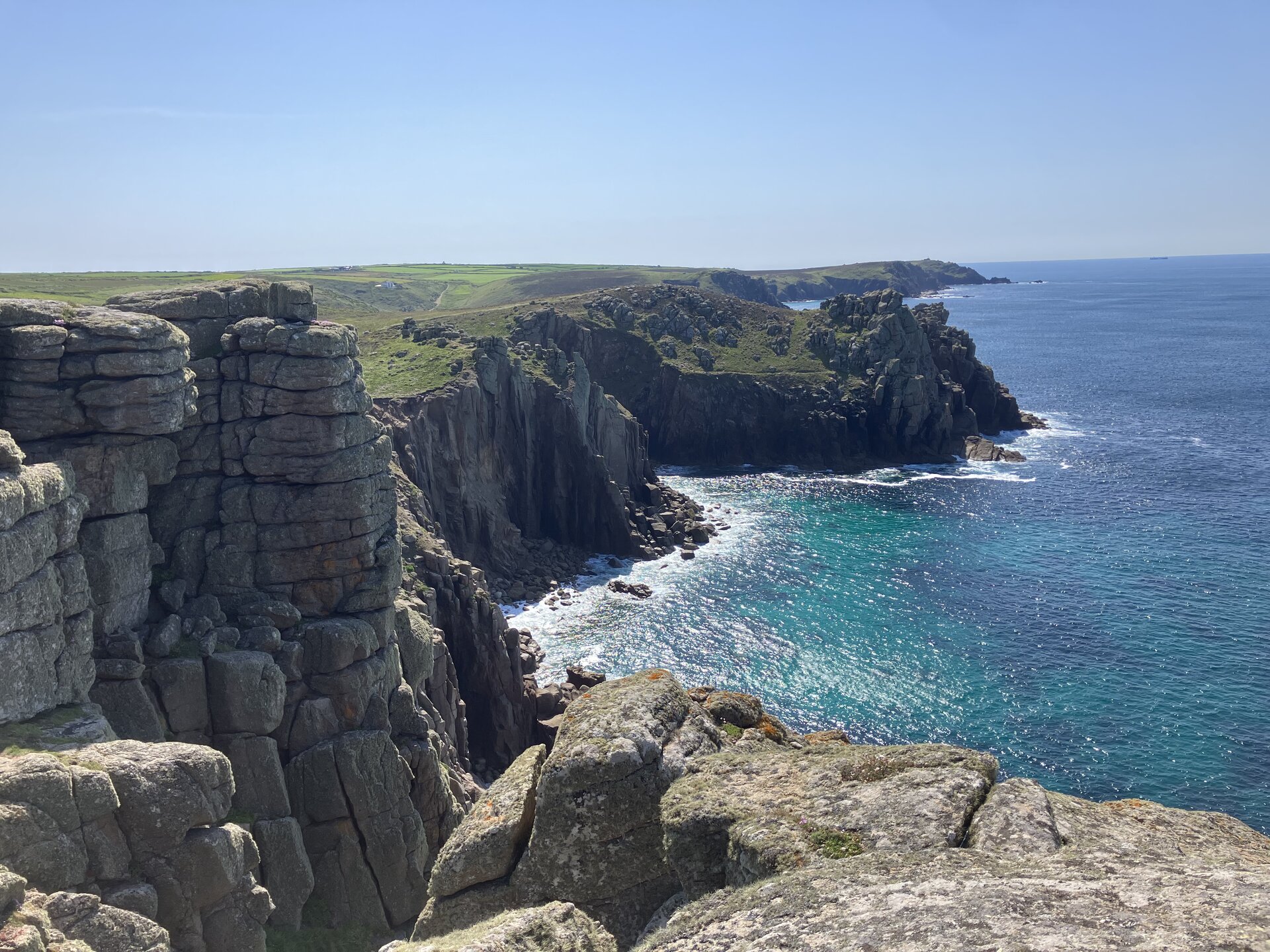 Land's End cliffs, Cornwall